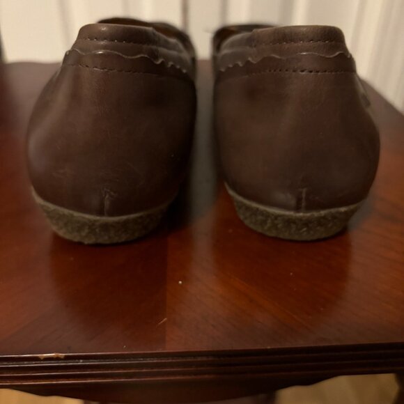Taos Brown Loafer Flats - Picture 2 of 3